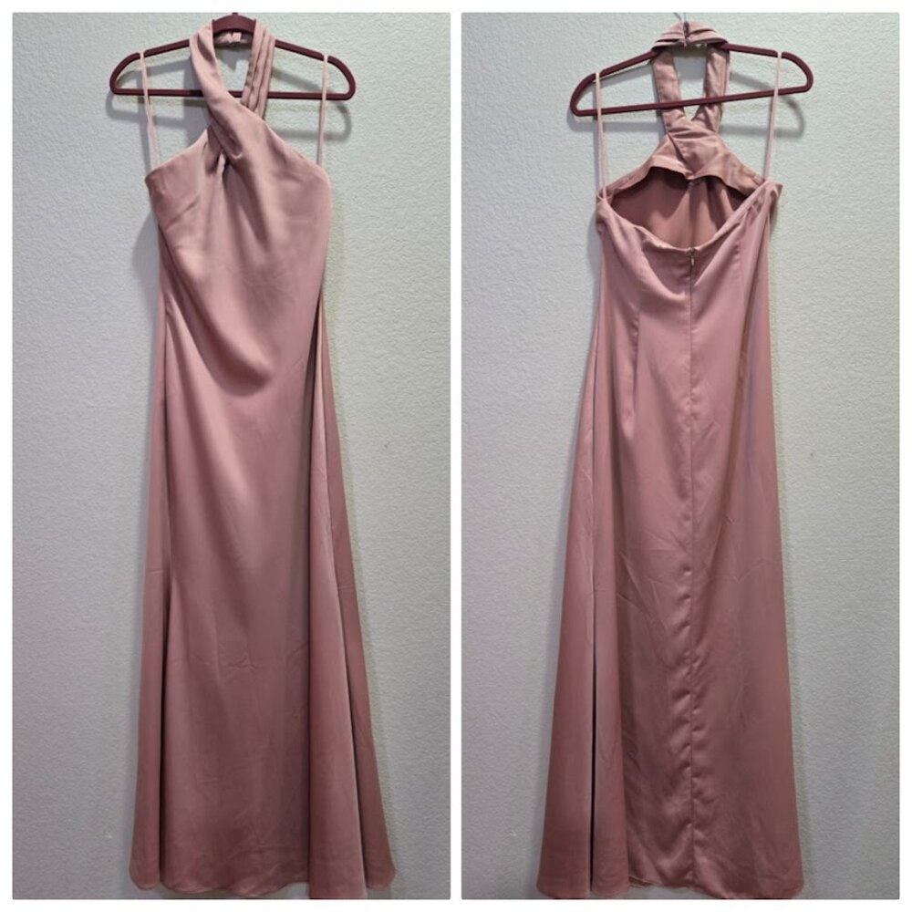 NWOT BHLDN Ruby Satin Charmeuse Dress Size 8 - Picture 4 of 12